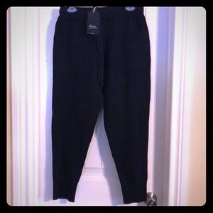 Knit joggers Navy Blue